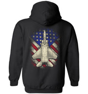 Awesome F-15 Eagle US Flag Hoodie