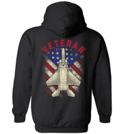 Awesome F-15 Veteran US Flag Hoodie