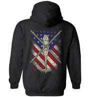 Awesome UH-60 Black Hawk Flag Hoodie