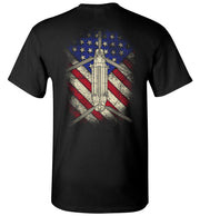 Awesome CH-47 USA Flag Shirt