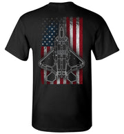 F-22 Patriotic Flag Unisex Shirt