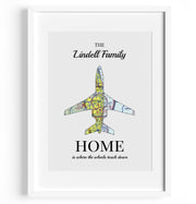 Home is Where The Wheels Touch Down Print