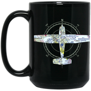Cessna @ PHF Black 15oz Mug