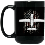 Awesome Lancair ES Distressed Flag Mug