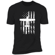 C182 C172 Distressed US Flag Shirt