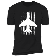 A-7D Corsair II Distressed US Flag Shirt