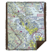 Awesome Cessna 172 @ PHF Premium Woven Blanket