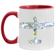 Awesome Cessna 172 @ PHF 11oz Accent Mug