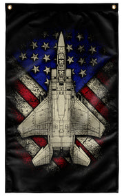 Awesome F-15 Eagle Display Flag
