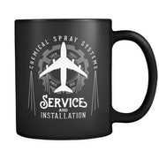 Drinkwear - Awesome Chemtrail Black Coffee Mug