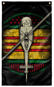 UH-1 Vietnam Service Flag