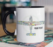 Personalized Aviation Sectional Map Mug
