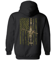 T-shirt - AH-64 Multicam Flag Hoodie