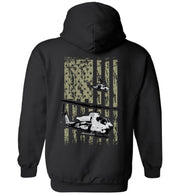 T-shirt - Awesome AH-1W And UH-1N Flag Hoodie!