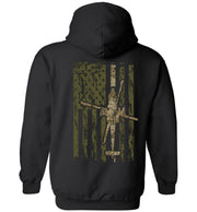 T-shirt - Awesome AH-64 Multicam Flag Hoodie!
