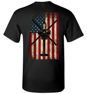 T-shirt - Awesome AH-64 Vintage Flag Shirt