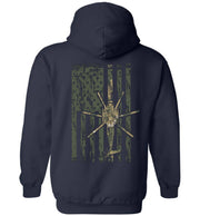 T-shirt - Awesome CH-53 MARPAT Camo Flag Hoodie!