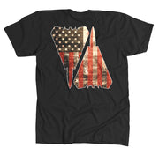 T-shirt - Awesome F-14 Full Color US Flag