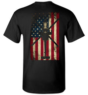 T-shirt - Brutal AH-64 Vintage Flag