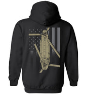 T-shirt - CH-47 Chinook Subdued Flag Hoodie