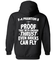 T-shirt - F-4 Phantom Bricks Can Fly Hoodie