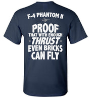 T-shirt - F-4 Phantom Bricks Can Fly Shirt