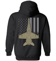 T-shirt - F/A-18 Subdued Flag Hoodie!