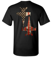 T-shirt - F/A-18 Vintage American Flag Shirt!