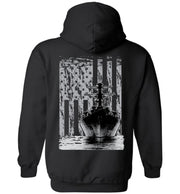 T-shirt - US Navy Destroyer Flag Hoodie