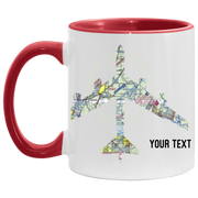 Personalized B-52 @ Travis AFB 11oz Accent Mug