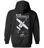 T-shirt - A-10 Warthog Label Hoodie