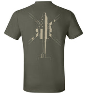 T-shirt - AH-64 Vintage US Flag Shirt