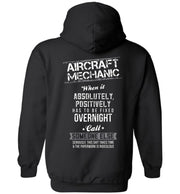 T-shirt - Fixed Overnight Funny Aircraft Mechanic Hoodie