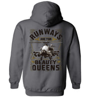 T-shirt - Runways Are For Beauty Queens AH-64 Apache Hoodie